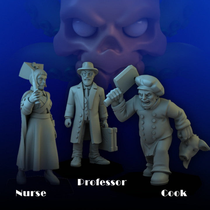 Cthulhu Investigators for Call of Cthulhu RPG & Tabletop Boardgames