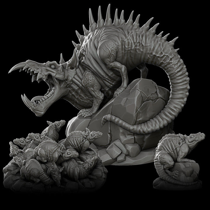 DREG RATS - Dungeons and dragons | Cthulhu| Pathfinder | War Gaming | 3D Models