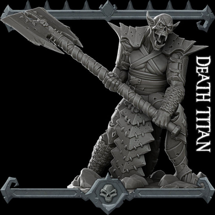 DEATH TITAN - Monster miniature | All Sizes | Dungeons and Dragons | Pathfinder | War Gaming