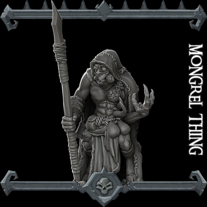 MONGREL THING Monster Resin 3D Printed Fantasy Miniature D&D Tabletop RPG