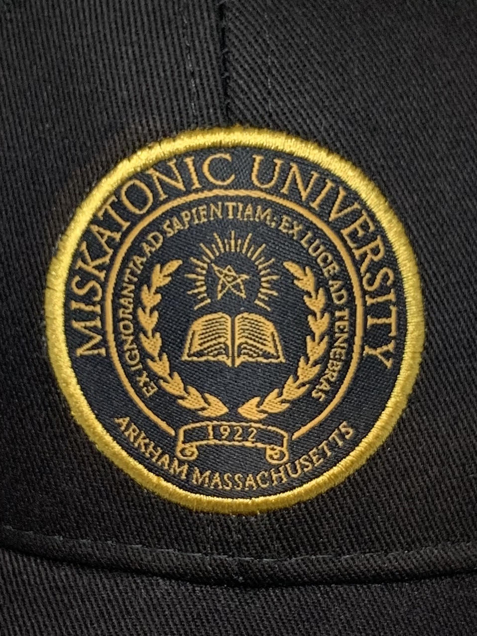 Miskatonic University Logo Baseball Cap I Lovecraft I Quality Gift