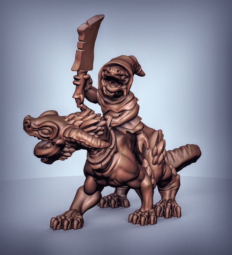 Cave Kobold Cavalry Models for Dungeons & Dragons | Board RPGs