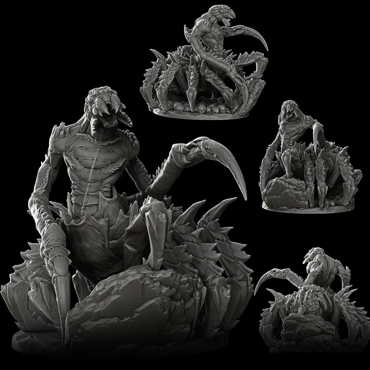 ARACHNIKIN STRIDER - Miniature -All Sizes | Dungeons and Dragons | Pathfinder | War Gaming