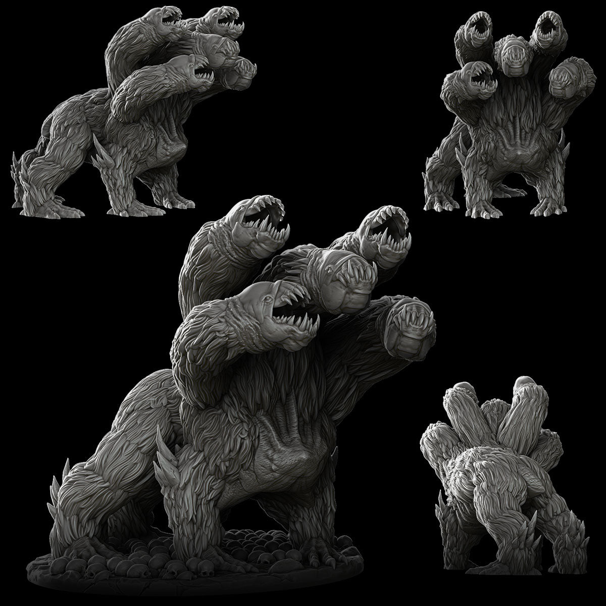 WOOLY HYDRA - Miniature | Dungeons and dragons | Cthulhu | Pathfinder | War Gaming