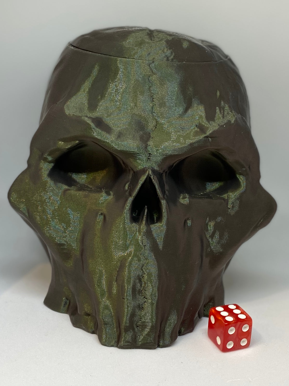 Orc Skull Dice Box Storage Container | Mythic Mugs