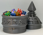 Necromancer Themed Dice Box Storage Container