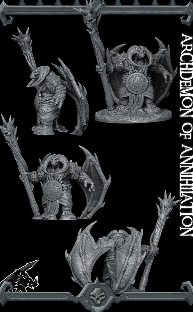 ARCHDEMON OF ANNIHILATION - Miniature | All Sizes | Dungeons and Dragons | Pathfinder | War Gaming