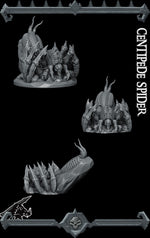 CENTIPEDE SPIDER - Miniature -All Sizes | Dungeons and Dragons | Pathfinder | War Gaming