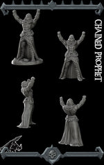 CHAINED PHOPHET - Miniature -All Sizes | Dungeons and Dragons | Pathfinder | War Gaming