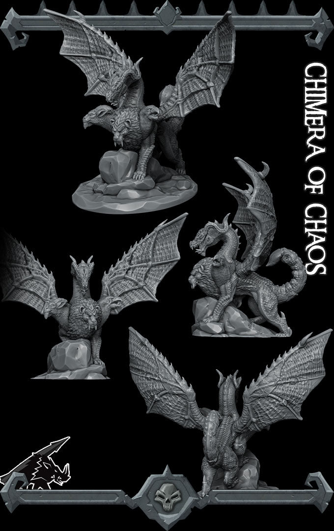 CHIMERA OF CHAOS - Miniature | Dungeons and dragons | Cthulhu | Pathfinder | War Gaming