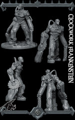 CLOCKWORK FRANKENSTEIN - Miniature | All Sizes | Dungeons and Dragons | Pathfinder | War Gaming
