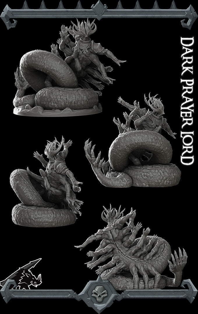 DARK PRAYER LORD - Miniature | Dungeons and dragons | Cthulhu | 40k | Pathfinder | War Gaming