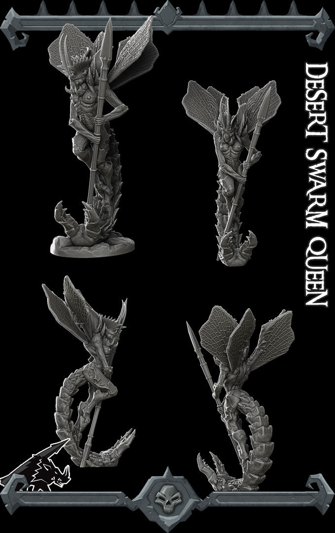 DESERT SWARM QUEEN - Miniature -All Sizes | Dungeons and Dragons | Pathfinder | War Gaming