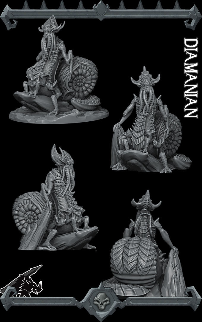 DIAMANIAN - Miniature -All Sizes | Dungeons and Dragons | Pathfinder | War Gaming