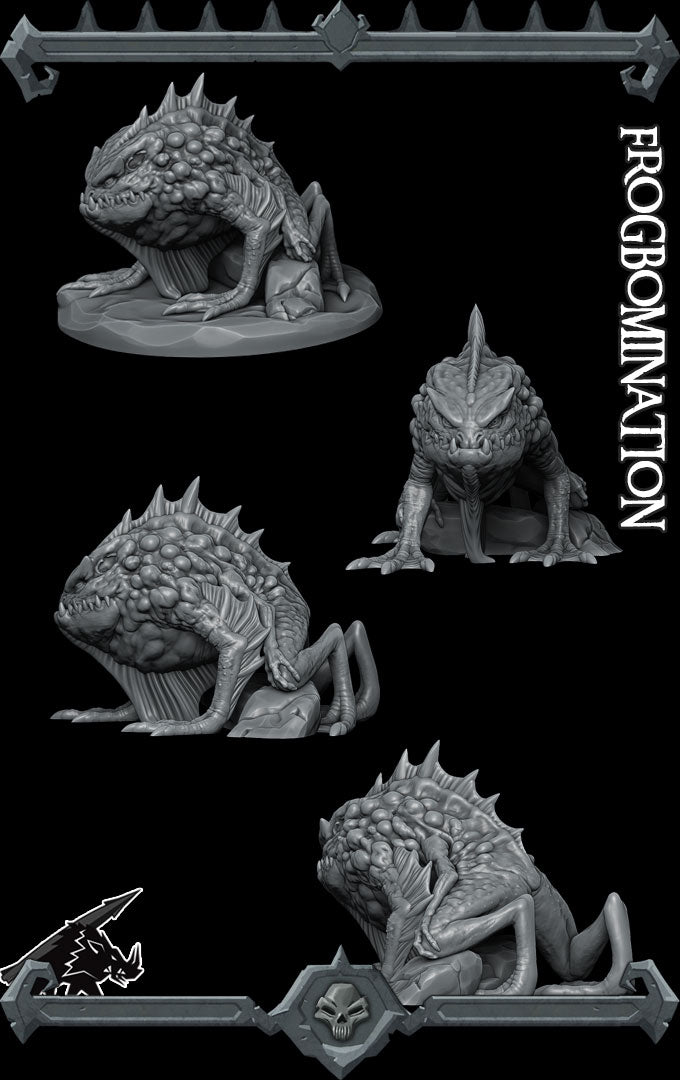 FROGBOMINATION - Miniature | All Sizes | Dungeons and Dragons | Pathfinder | War Gaming