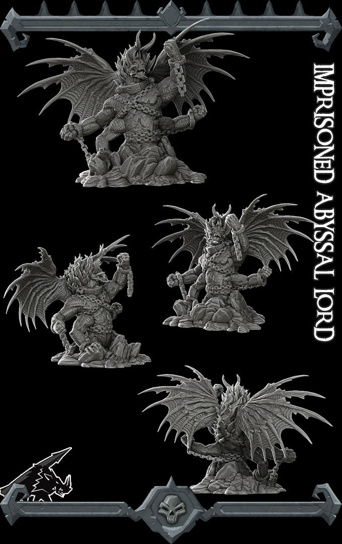 IMPRISONED ABYSSAL LORD - Epic Model | Dungeons and Dragons | Pathfinder | War Gaming