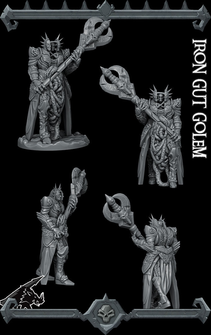 IRON GUT GOLEM - Miniature | All Sizes | Dungeons and Dragons | Pathfinder | War Gaming