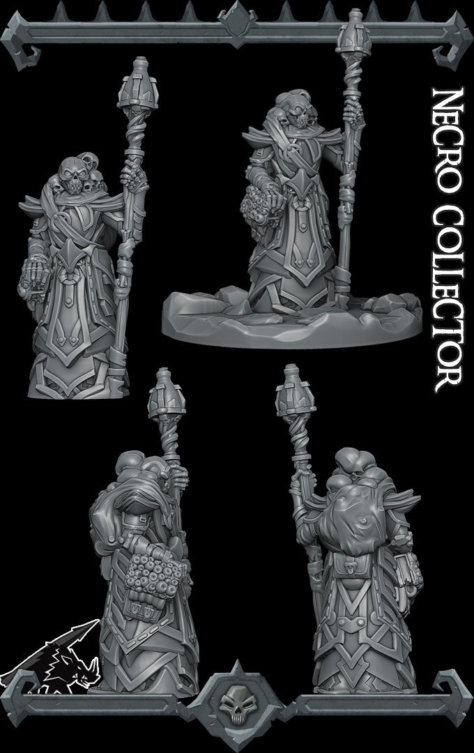 NECRO COLLECTOR - Miniature -All Sizes | Dungeons and Dragons | Pathfinder | War Gaming