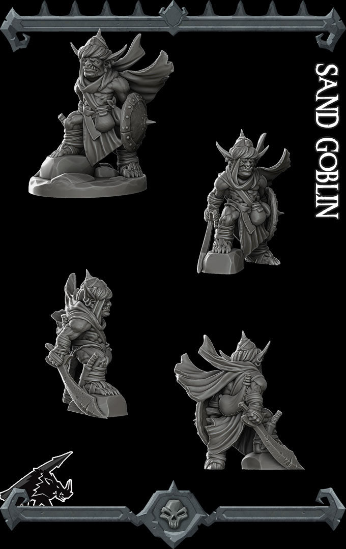 SAND GOBLIN - Dungeons and dragons | Cthulhu | Pathfinder | War Gaming| Miniature Model