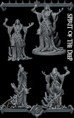 SPIRIT OF THE DEEP - Miniature | All Sizes | Dungeons and Dragons | Pathfinder | War Gaming