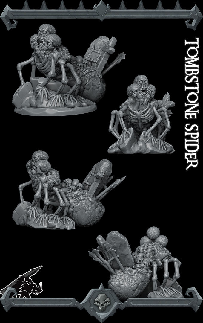 TOMBSTONE SPIDER - Miniature | Dungeons and Dragons | Pathfinder | War Gaming