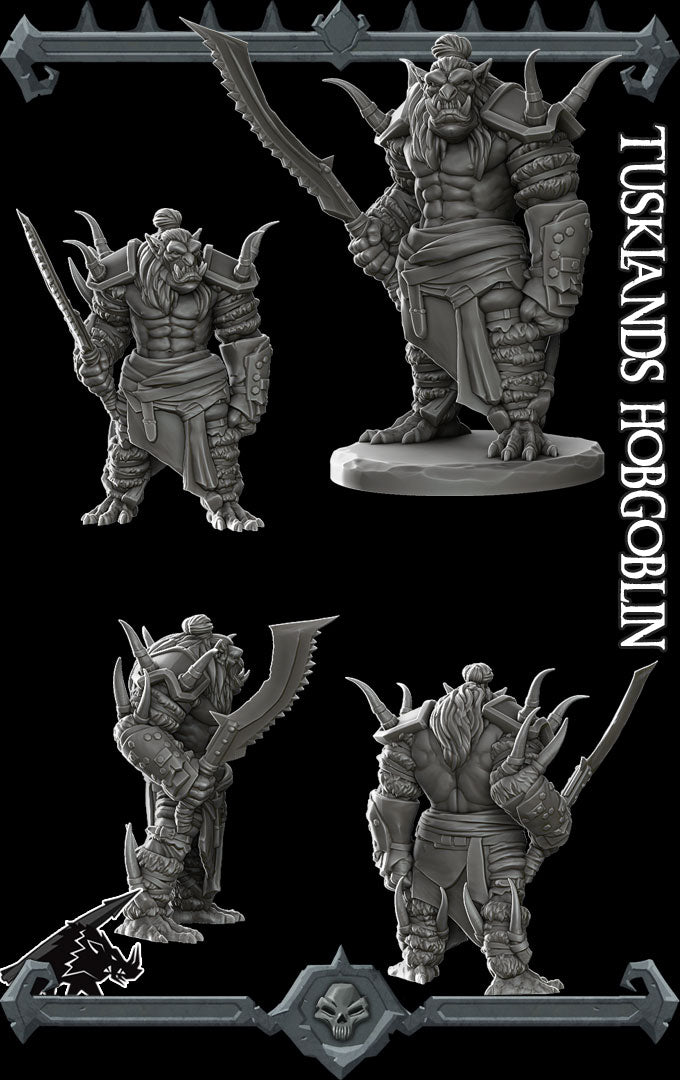 TUSKLANDS HOBGOBLIN - Monster miniature | All Sizes | Dungeons and Dragons | Pathfinder | War Gaming