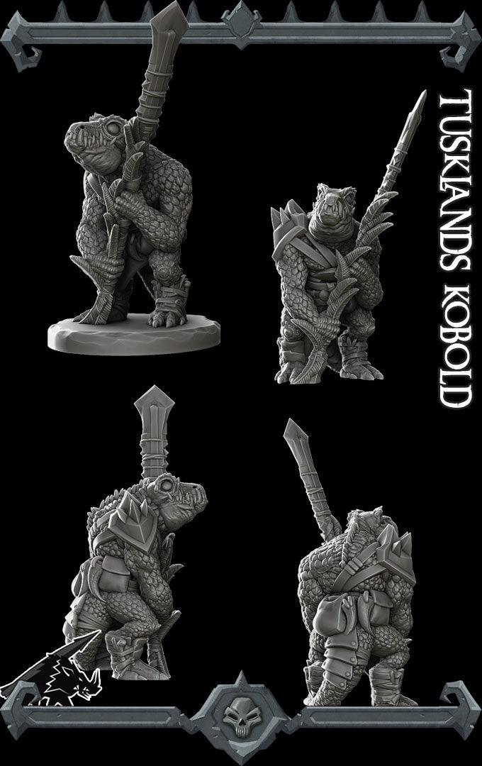 TUSKLANDS KOBOLD - Monster miniature | All Sizes | Dungeons and Dragons | Pathfinder | War Gaming