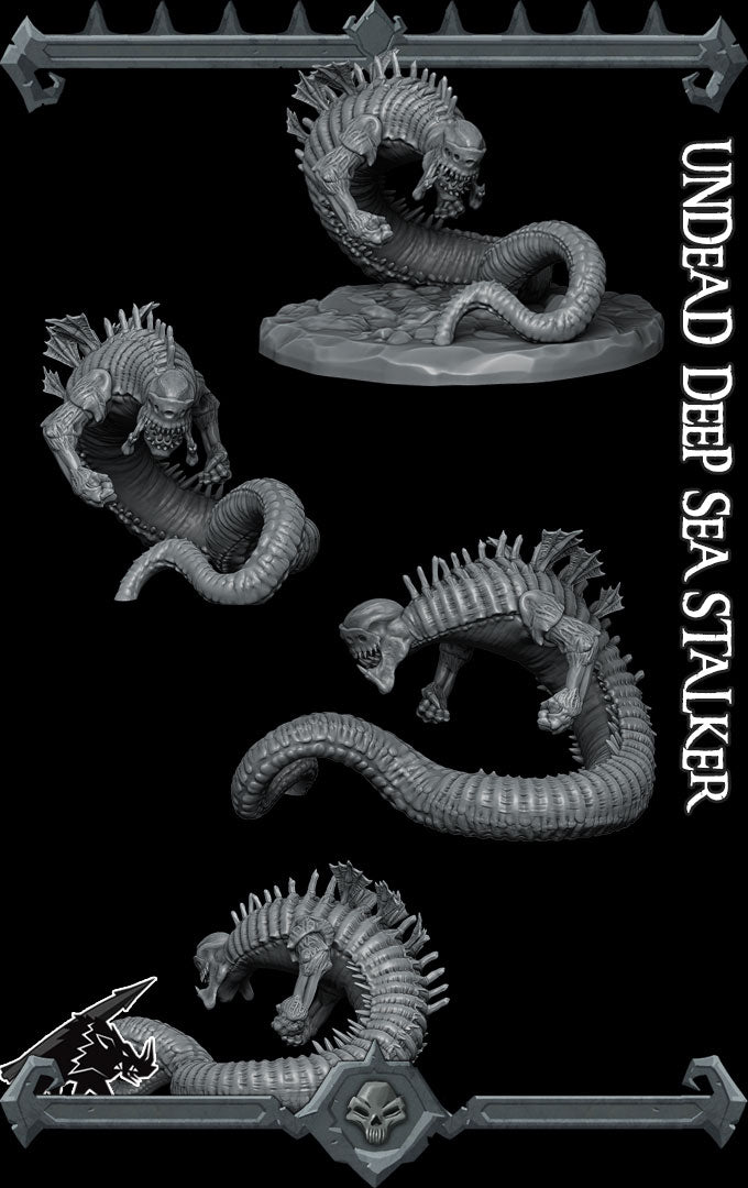 UNDEAD DEEP SEA STALKER - Miniature | Dungeons and Dragons | Pathfinder | War Gaming