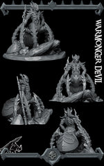 WARMONGER DEVIL Miniature -All Sizes | Dungeons and Dragons | Pathfinder | War Gaming