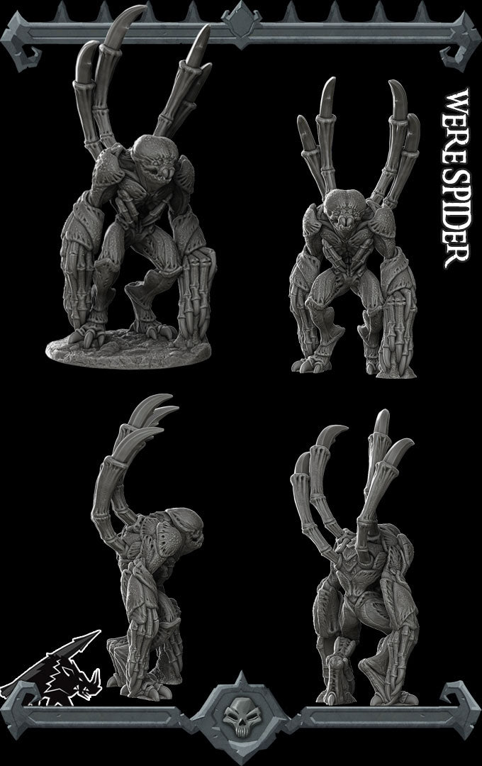 WERE SPIDER - Miniature | All Sizes | Dungeons and Dragons | Pathfinder | War Gaming