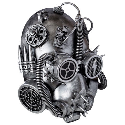 Steampunk Mask for Desk or Wall Display (or to wear) Robot | Cosplay | DJ | Wall Decor