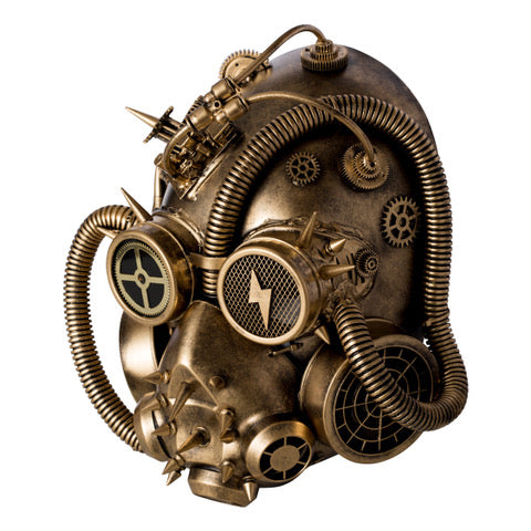 Steampunk Mask for Desk or Wall Display (or to wear) Robot | Cosplay | DJ | Wall Decor