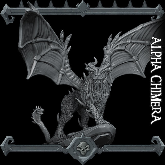 ALPHA CHIMERA - Miniature | Dungeons and dragons | Cthulhu | Pathfinder | War Gaming