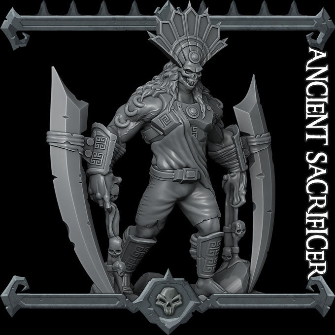 ANCIENT SACRIFICER - Miniature | All Sizes | Dungeons and Dragons | Pathfinder | War Gaming