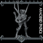 ARACHNID PRINCE - Miniature - All Sizes | Dungeons and Dragons | Pathfinder | War Gaming