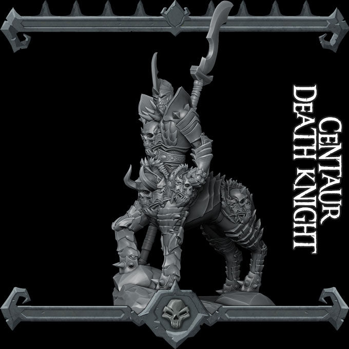 CENTAUR DEATH KNIGHT - Miniature | All Sizes | Dungeons and Dragons | Pathfinder | War Gaming