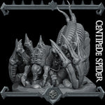 CENTIPEDE SPIDER - Miniature -All Sizes | Dungeons and Dragons | Pathfinder | War Gaming