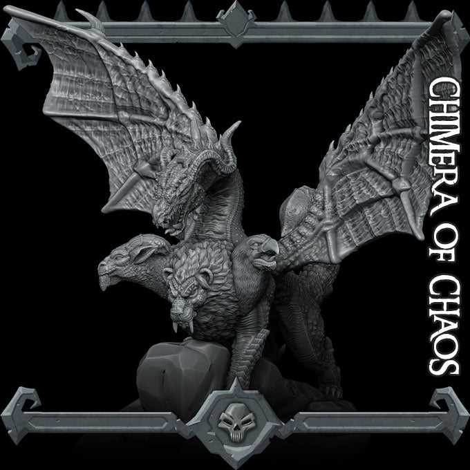 CHIMERA OF CHAOS - Miniature | Dungeons and dragons | Cthulhu | Pathfinder | War Gaming