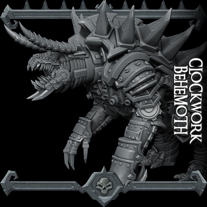 CLOCKWORK BEHEMOTH - Miniature -All Sizes | Dungeons and Dragons | Pathfinder | War Gaming