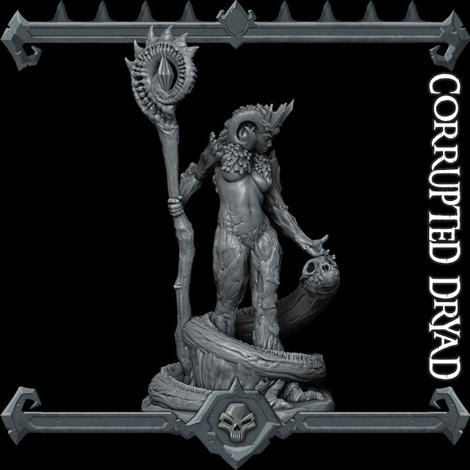 CORRUPTED DRYAD - Miniature l Dungeons and dragons | Cthulhu | Pathfinder | War Gaming