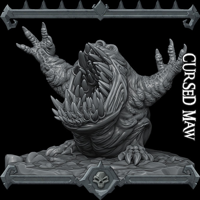 CURSED MAW - Miniature | Dungeons and dragons | Cthulhu | Pathfinder | War Gaming