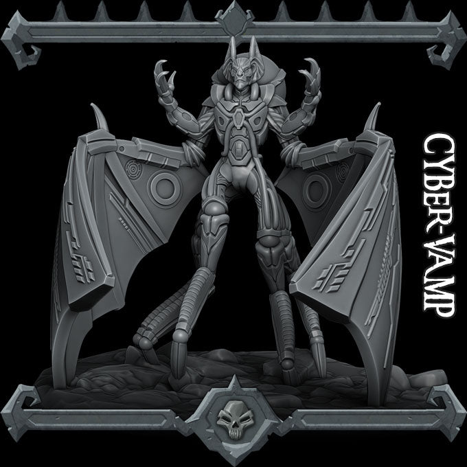 CYBER-VAMP - Miniature | Dungeons and Dragons | Pathfinder | War Gaming