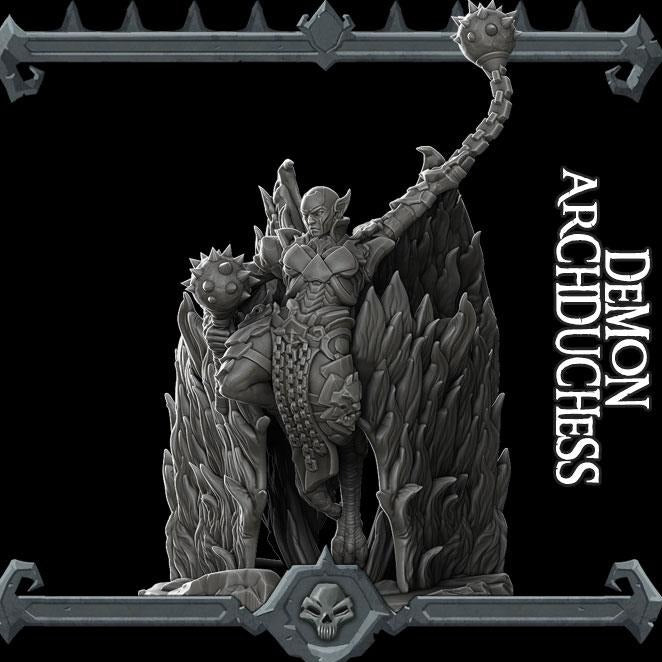 DEMON ARCH DUCHESS - Miniature | All Sizes | Dungeons and Dragons | Pathfinder | War Gaming