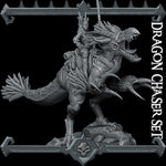 DRAGON CHASER SET - Miniature - | Dungeons and Dragons | Pathfinder | War Gaming