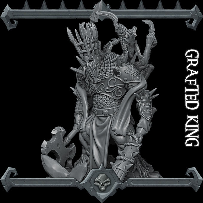 GRAFTED KING - Miniature | All Sizes | Dungeons and Dragons | Pathfinder | War Gaming
