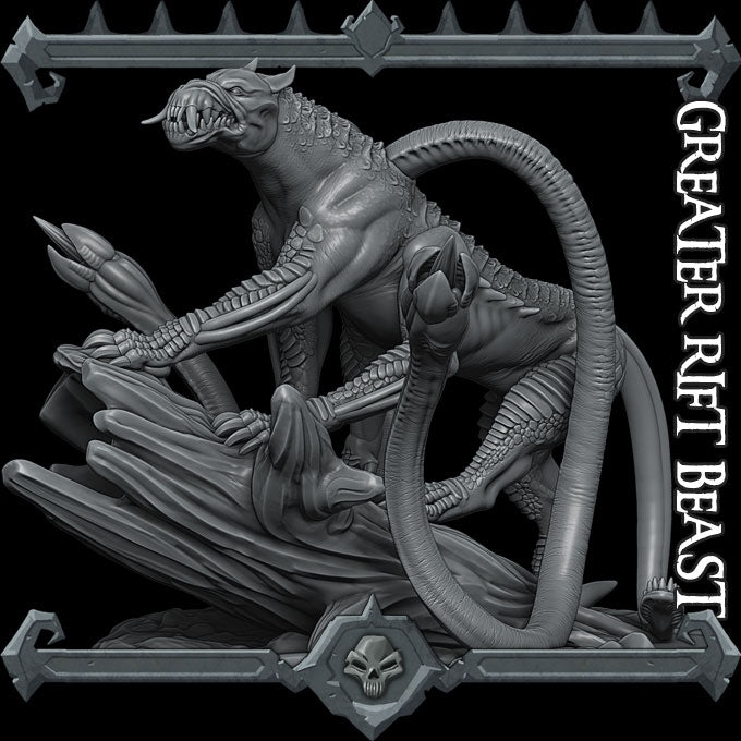 GREATER RIFT BEAST - Miniature | All Sizes | Dungeons and Dragons | Pathfinder | War Gaming