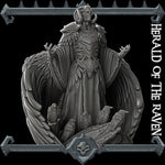HERALD OF THE RAVEN - Miniature | All Sizes | Dungeons and Dragons | Pathfinder | War Gaming