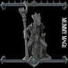 MUMMY MAGE Undead Resin 3D Printed Fantasy Miniature D&D Tabletop RPG