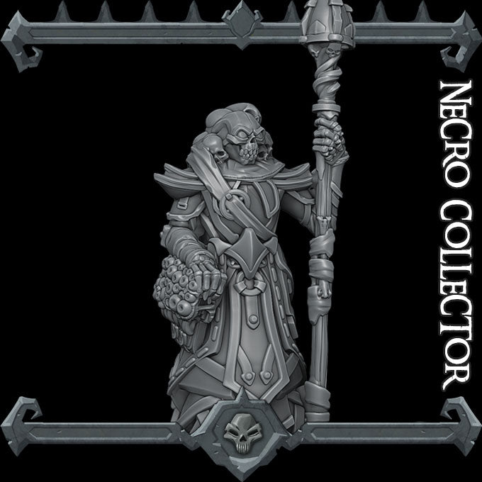 NECRO COLLECTOR - Miniature -All Sizes | Dungeons and Dragons | Pathfinder | War Gaming