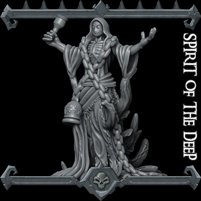 SPIRIT OF THE DEEP - Miniature | All Sizes | Dungeons and Dragons | Pathfinder | War Gaming